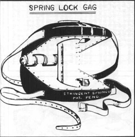 SPRING LOCK GAG bondage