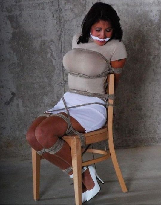 chair bondage struggle