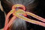 Hair Bondage pictures and rope bondage techniques