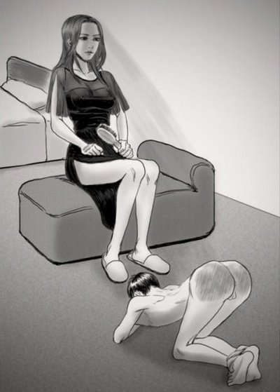 women spanking men cartoon