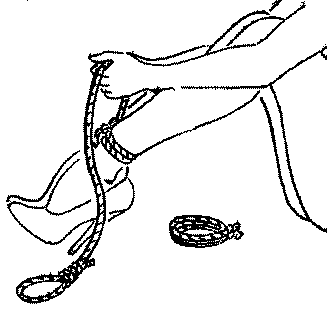 Self Bondage Hog-Tie Technique