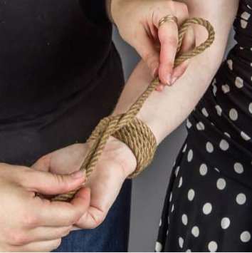 japanese rope wrist cuff