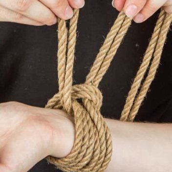 japanese rope wrist cuff