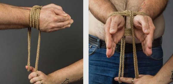 rope handcuffs tutorial