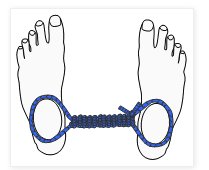 ankles rope hobble