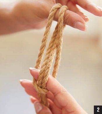 larks head rope knot