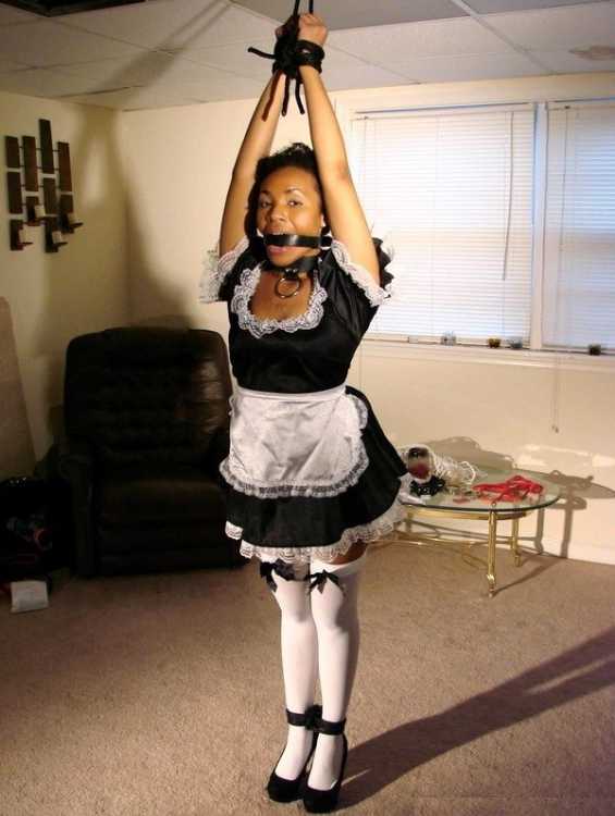 ebony maid slave