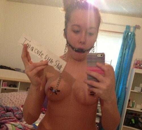 gagged selfie clamps